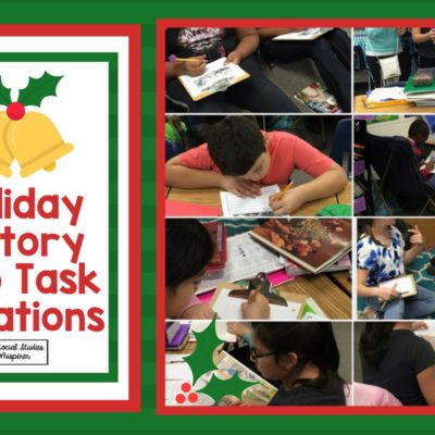 Holiday History Hop Task Rotations